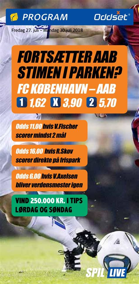 oddset programblad|oddset danske spil.